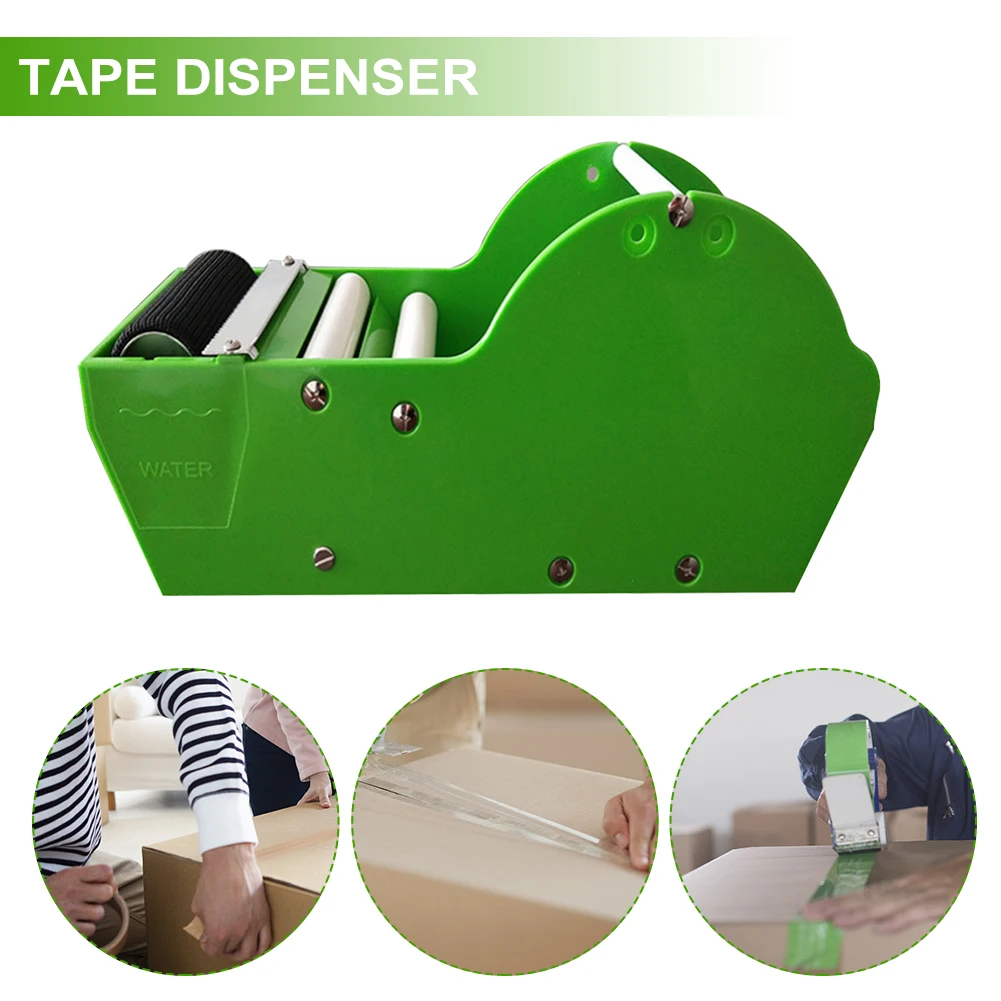 

Home Sealing Device Manual Tape Dispenser Office Supplies Cutter Brown Paper Express Shipping Handheld Packaging Water Activated