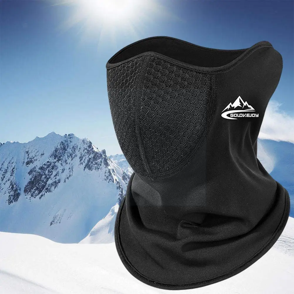 

Winter Outdoor Fishing Face Cover High Riding Mesh Breathable Fabric Stretch Windproof Warmth Soft Q5n2