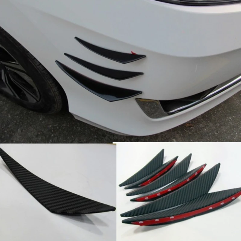 6 шт./4 шт. универсальный сплиттер для переднего бампера | Автомобили и мотоциклы