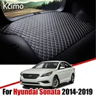 Кожаные коврики для багажника автомобиля Kcimo для Hyundai Sonata LF 2014-2019, Задняя подкладка для груза, коврик для багажника, автомобильные коврики, напольный коврик 2018 2017
