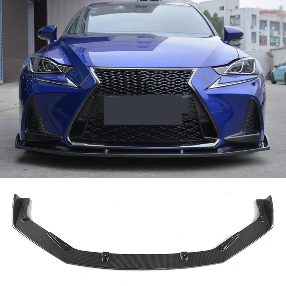 Углеродное волокно передний бампер спойлер подбородка для Lexus IS300 IS350 основание F