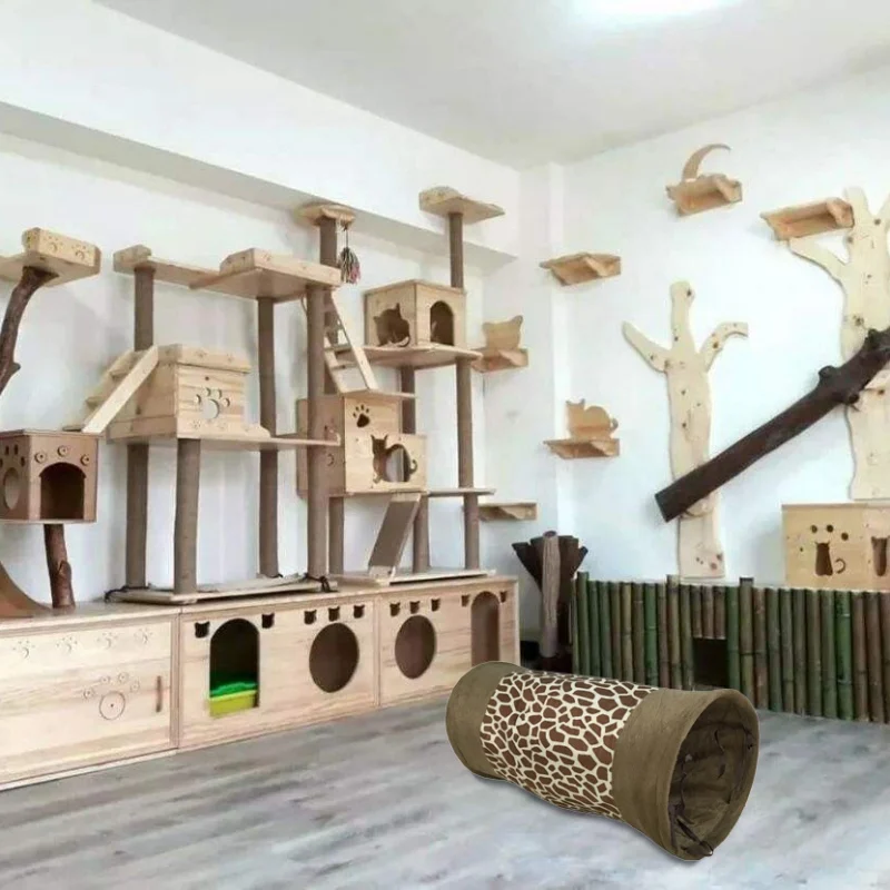 Туннель для кошек вращающийся дракон складные и сшиваемые игрушки домашних животных гнездо палатка