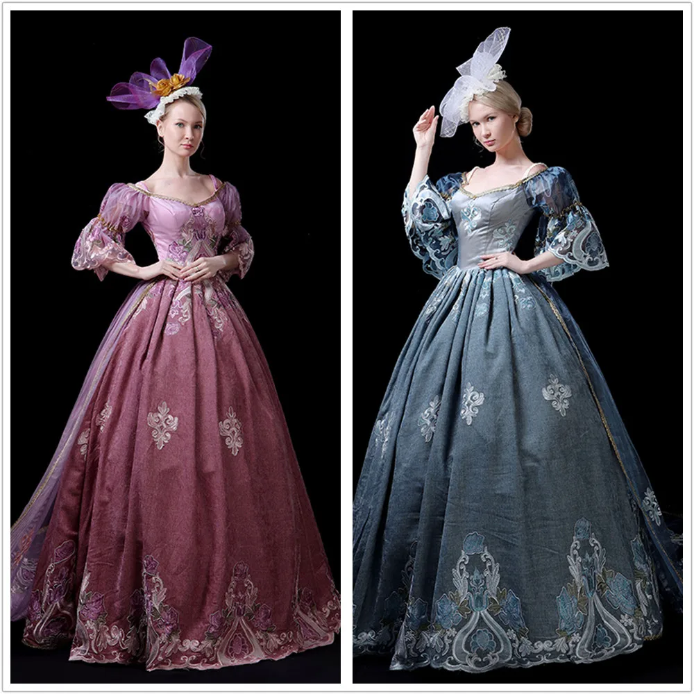 Маскарадное платье Marie средневековое Антуанетты 18 го века маскарадный костюм в