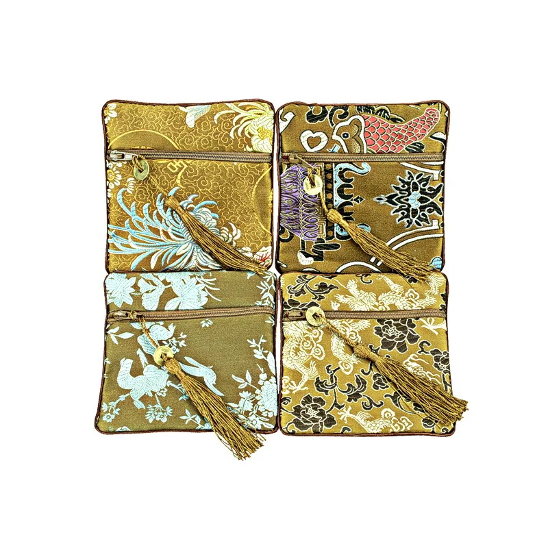 200 шт. китайский шелковый кошелек для мелочи 11 5 х11 см |