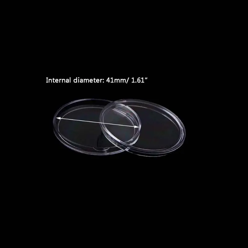 2021 60 шт. прозрачные круглые держатели для фотографий 41 мм | Дом и сад