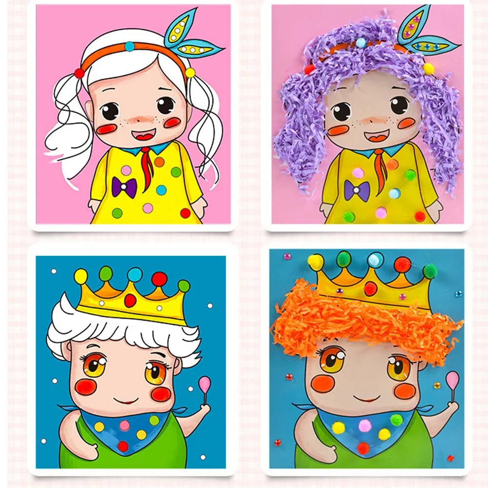 Игрушки семья сделай сам стилист волос ручной работы креативные игрушки для