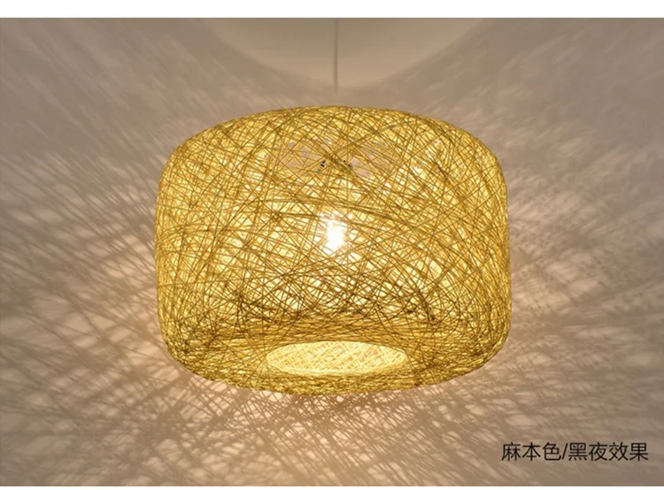 Освещение для ресторана из Юго-Восточной Азии освещение отеля ротанга