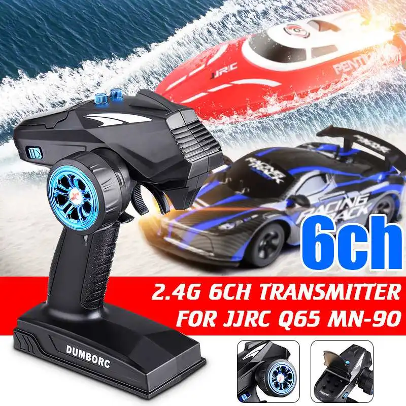 Transmisor DumboRC X6 RC 2,4G 6CH con receptor X6FG, accesorio de coche a Control remoto, tanque de barco, modelo de veh&iacute;culo a Control remoto, piezas de juguete-5