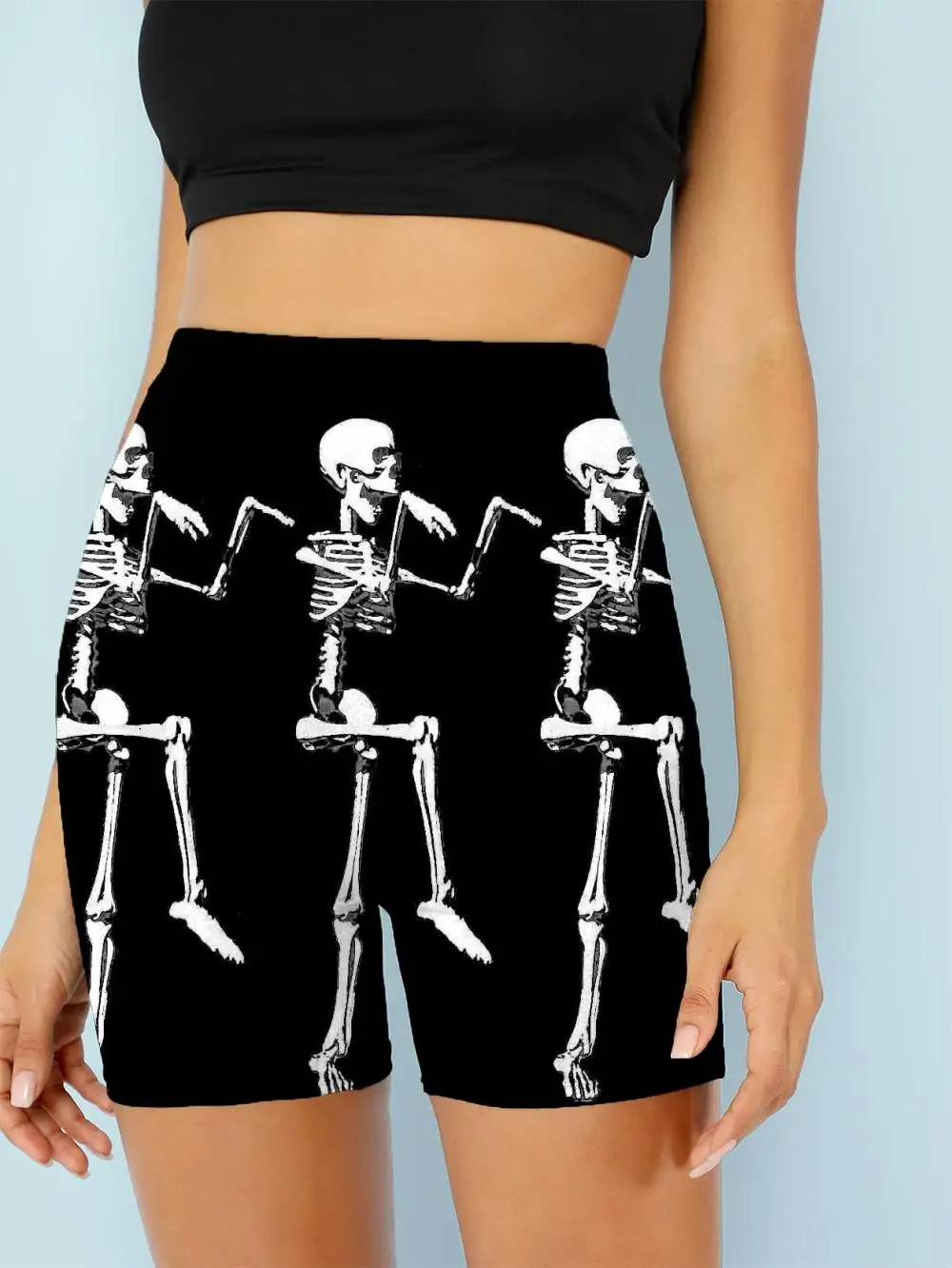 

3d Shorts Skull Shorts Women Skeleton Casual Dancing Short Funny Womens Pants Hot Lady Hawaii High Quality