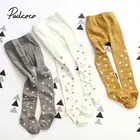 2020, детские чулки, для маленьких девочек, хлопковые колготки с медведем, чулки, штаны, Чулочные изделия, теплые колготки с принтом звезд, 1-6 лет