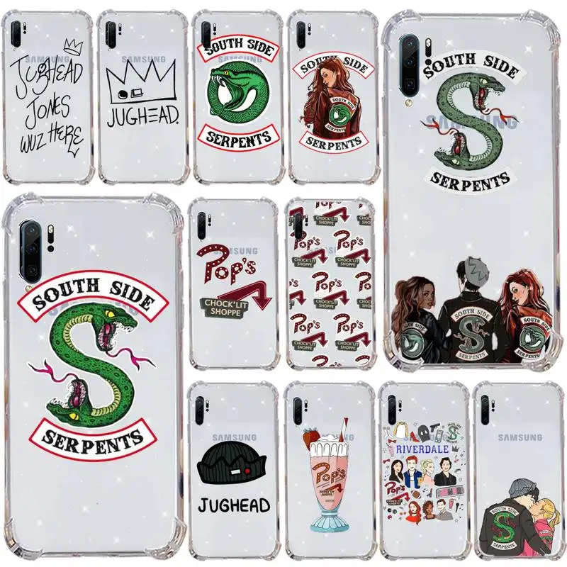 

Riverdale Southside Phone Case Transparent for Samsung s9 s10 s20 Huawei honor P20 P30 P40 xiaomi note mi 8 9 pro lite plus