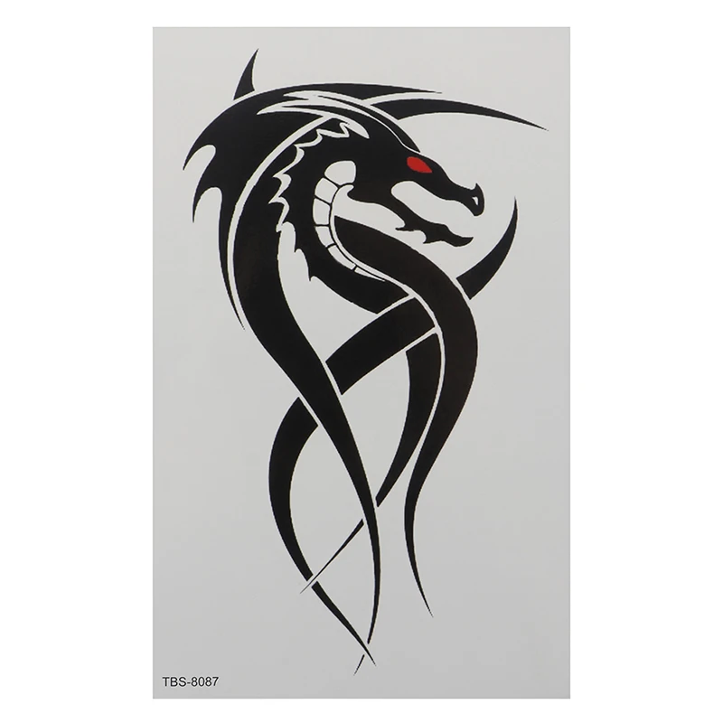 

Temporary Tattoo Sticker Wolf Scorpion Dragon Body Arm Art Sticker Waterproof