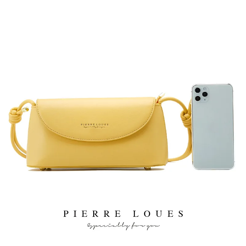 

YIZHONG Leather Simple Handbags Women Bags Luxury Designer Single Flap Satchels Shoulder Bag Solid Clutch Bag Fashionable Purses