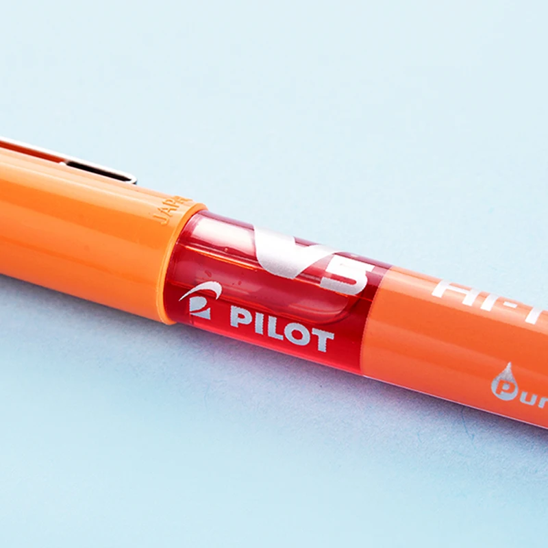 Японская ручка с жидкими чернилами Pilot V5 12 шт./лот 0 5 мм 7 цветов на выбор