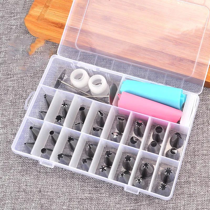 Cream 38 Pcs Baking Pastry Tool Tools Bakeware Confectionery Bags Nozzles Cake Shop Home Kitchen Dining | Дом и сад
