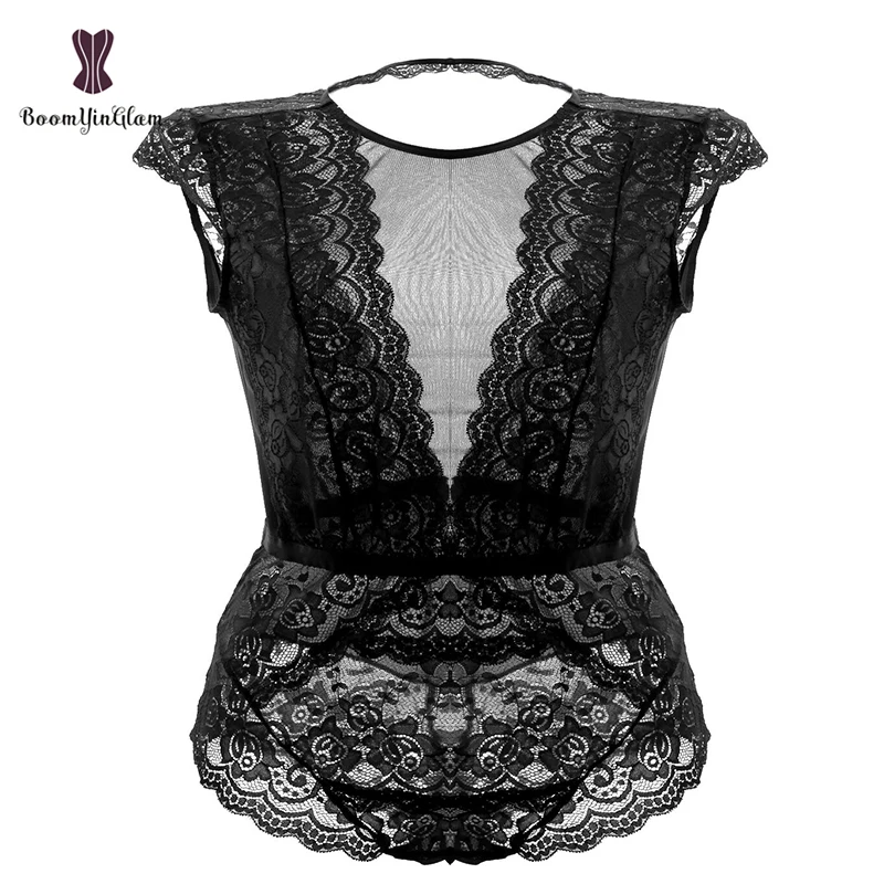 Черный красный Женский Кружевной укороченный топ открытый бюст корсет с