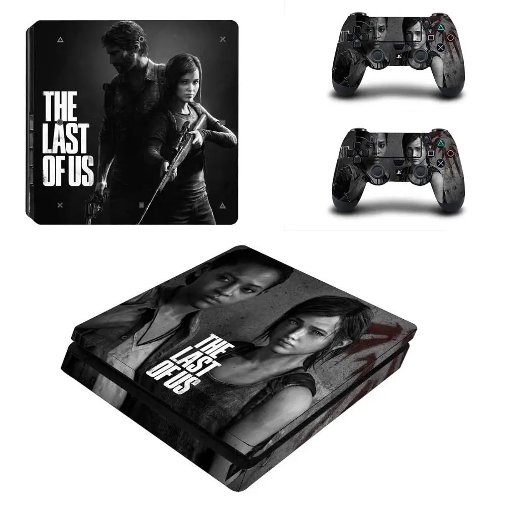Последняя из нас тонкая защитная наклейка для PS4 Виниловая консоли и контроллера