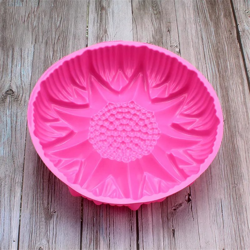 

1pcs Sunflower Flower Modeling Fondant Silicone Mould Bakery Cake Chocolate Epoxy Decoration Mould