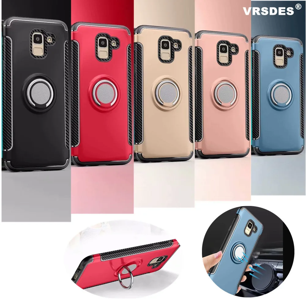 3D чехол с кольцом для Samsung Galaxy J4 J6 J8 A6 J2 Pro 2018 J5 J7 Prime Plus J3 2016 2017 J310 J330 J530 J730 EU Capa|Сумки