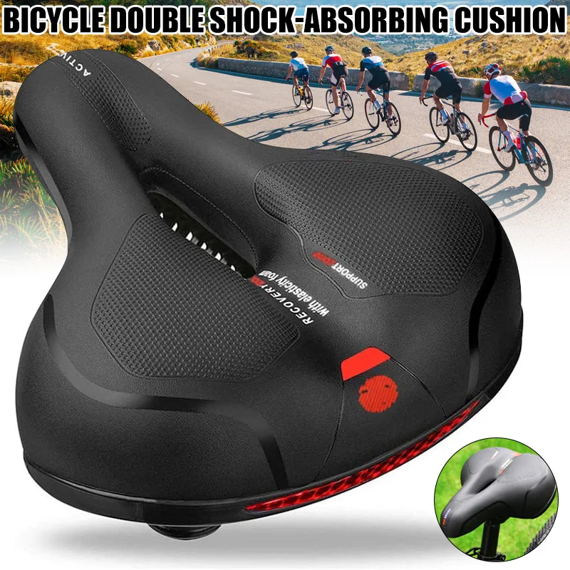 

Hot Sale Comfortable Bicycle Seat Saddle Breathable Soft Bike Seat Cushion With Central Relief Zone for Road Mountain Bike N66