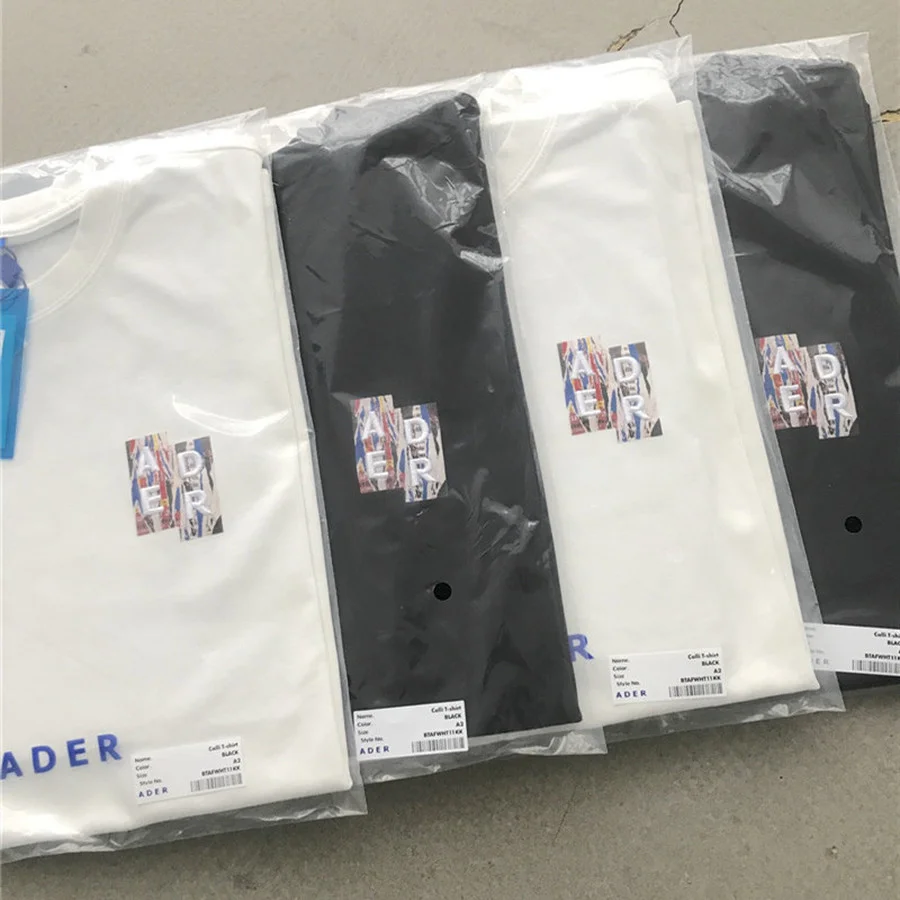 

2021ss средство управления яркостью устройства для мужчин и женщин 1:1 Высококачественная Белая Передняя футболка ADER