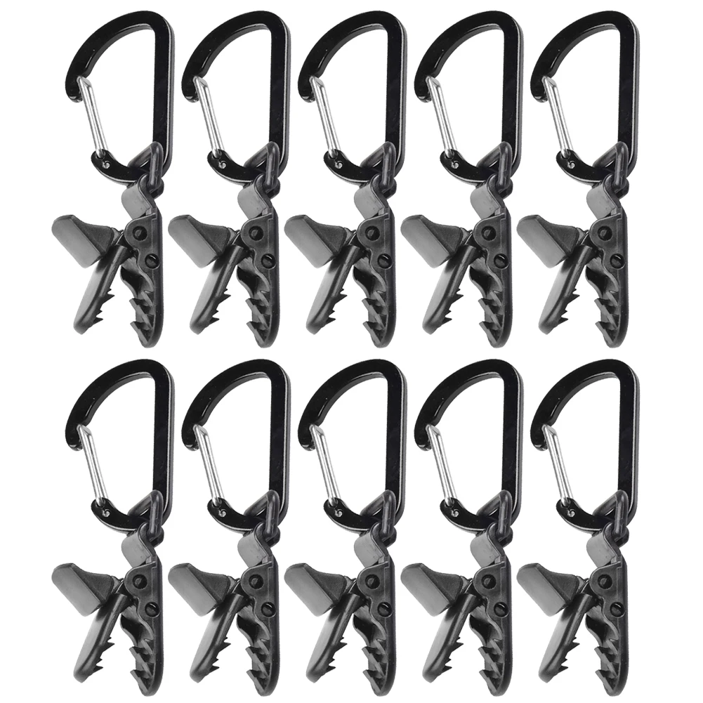 Защелкивающиеся зажимы для ветровой веревки пряжка с карабином крюк путешествий