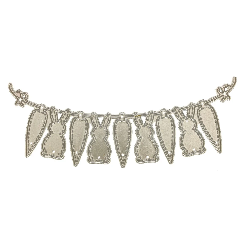 

Easter Bunny Carrot Metal Cutting Dies Stencil Scrapbooking DIY Album Stamp Card