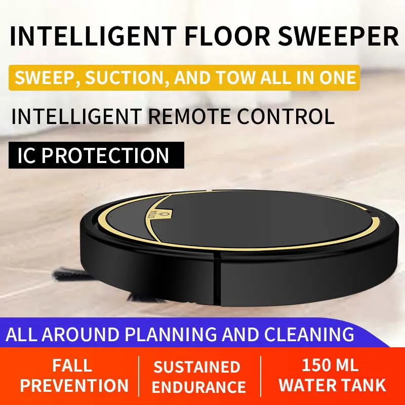 

Sweeping Robot Vacuum Cleaner With Water Tank Sweeping Mopping Vacuuming 3 in 1 Vacuum Cleaner