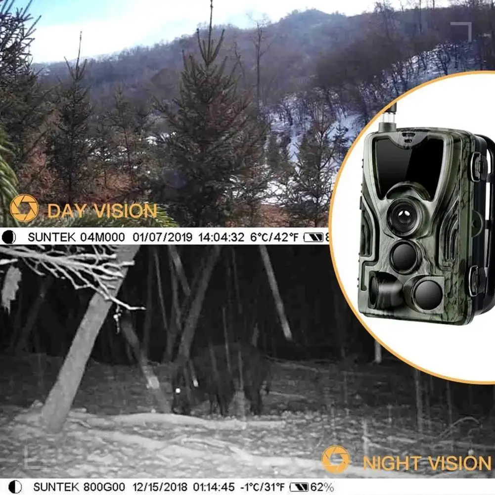 HC801 2G MMS/SMS/Электронная почта охотничья камера 20 МП 1080P Ночная Беспроводная