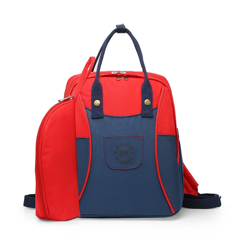 

New Maternity Backpack Baby Bags For Mom Nappy Diaper Backpack Waterproof Large Capacity Milk Thermal Insulation Mum Diaper Bag