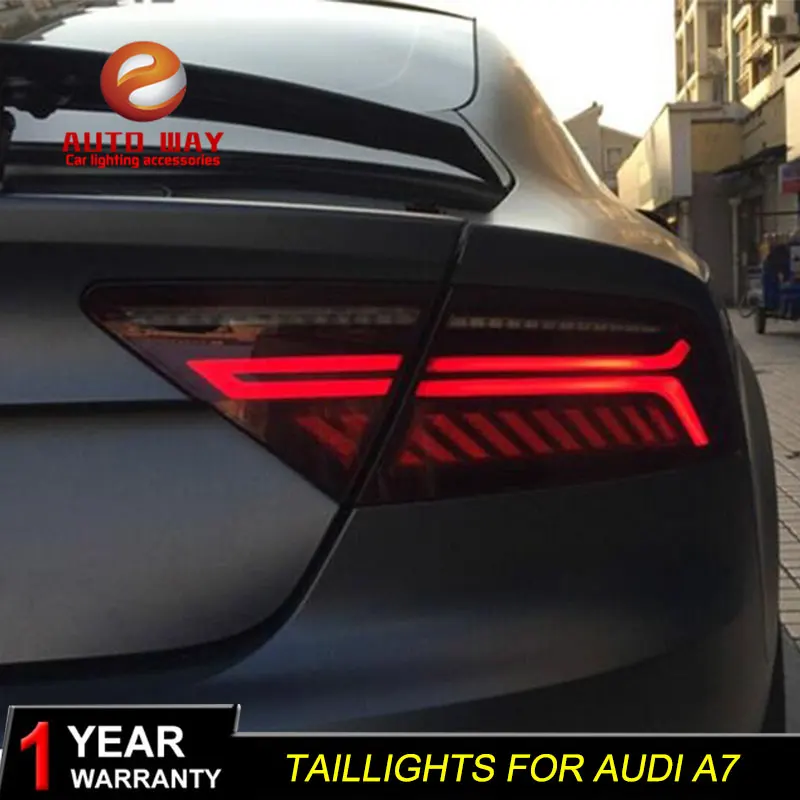 Стайлинга автомобилей чехол для Audi A7 хвост светильник 2012 2016 s светодиодный фонарь