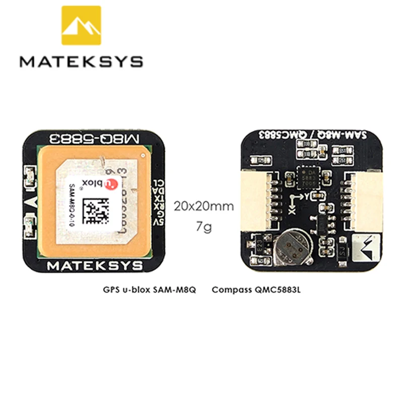 Модуль компаса Matek System GPS и QMC5883L для радиоуправляемого мультиротора FPV гоночный