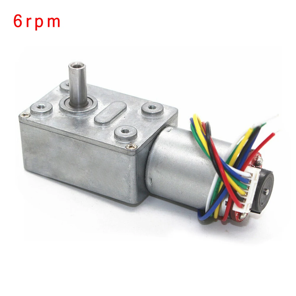 DC 12V 6-150 RPM низкая скорость высокий крутящий момент обратный электрический мотор