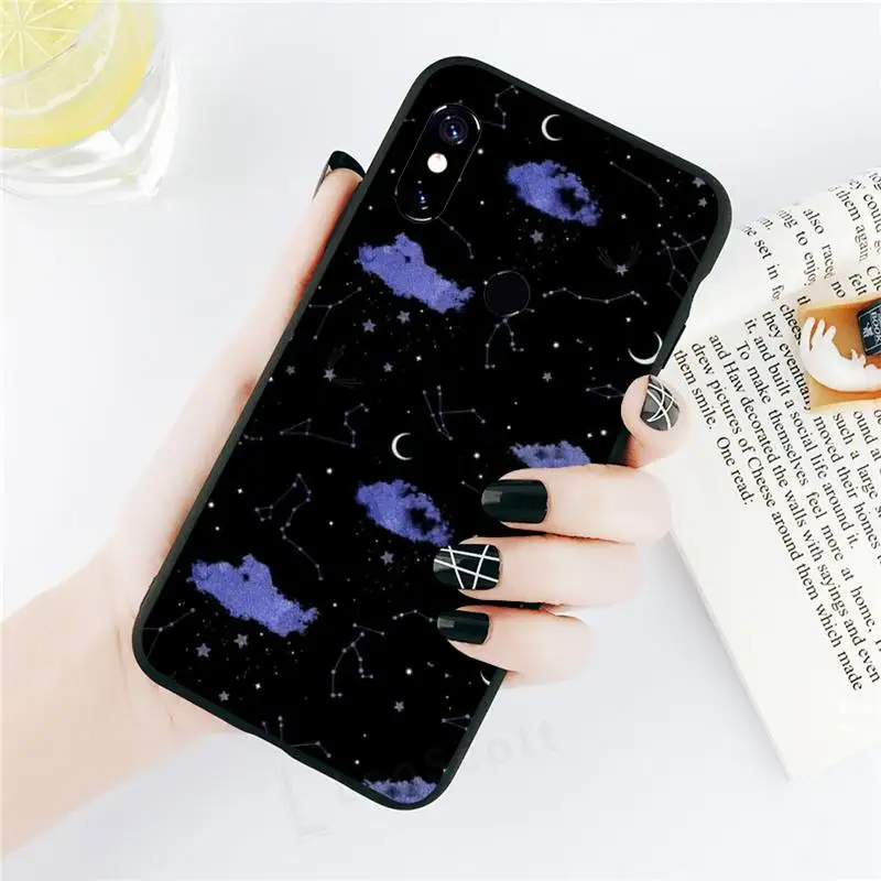 

Starry Sky Space Moons Volcanoluxury shell Phone Case For Xiaomi Redmi note 7 8 9 t k30 max3 9 s 10 pro lite mobile cover