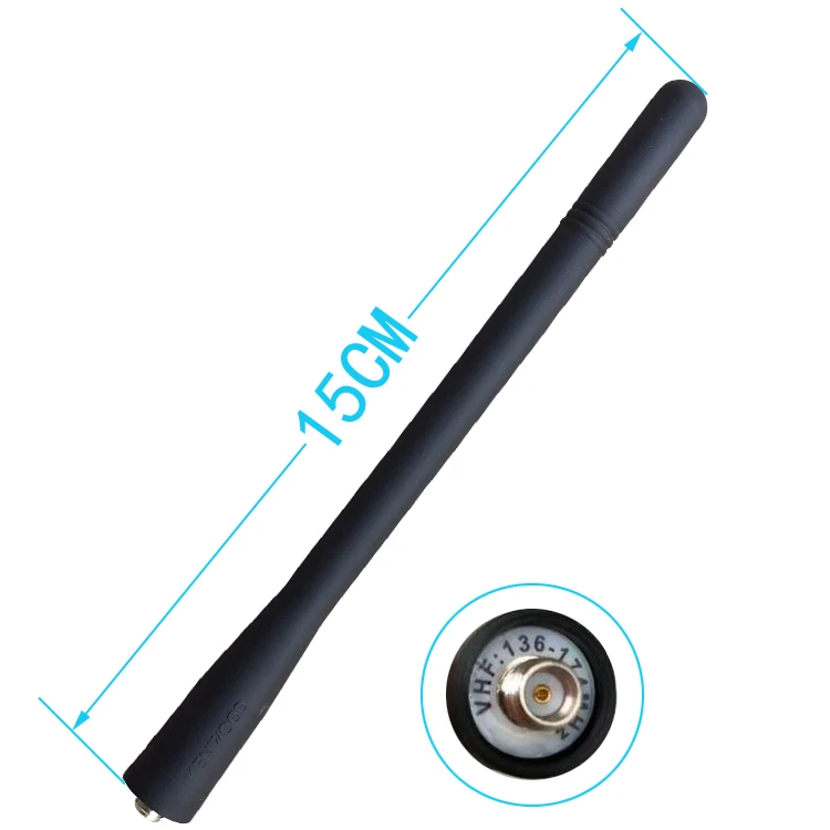 10 шт. резиновая антенна VHF 136-174 МГц для Kenwood KRA-26 TK2207 TK2217 TK-2317 радио