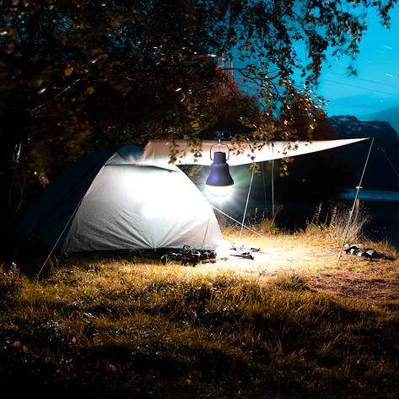 Светодиодная лампа на солнечной батарее уличный фонарь для кемпинга