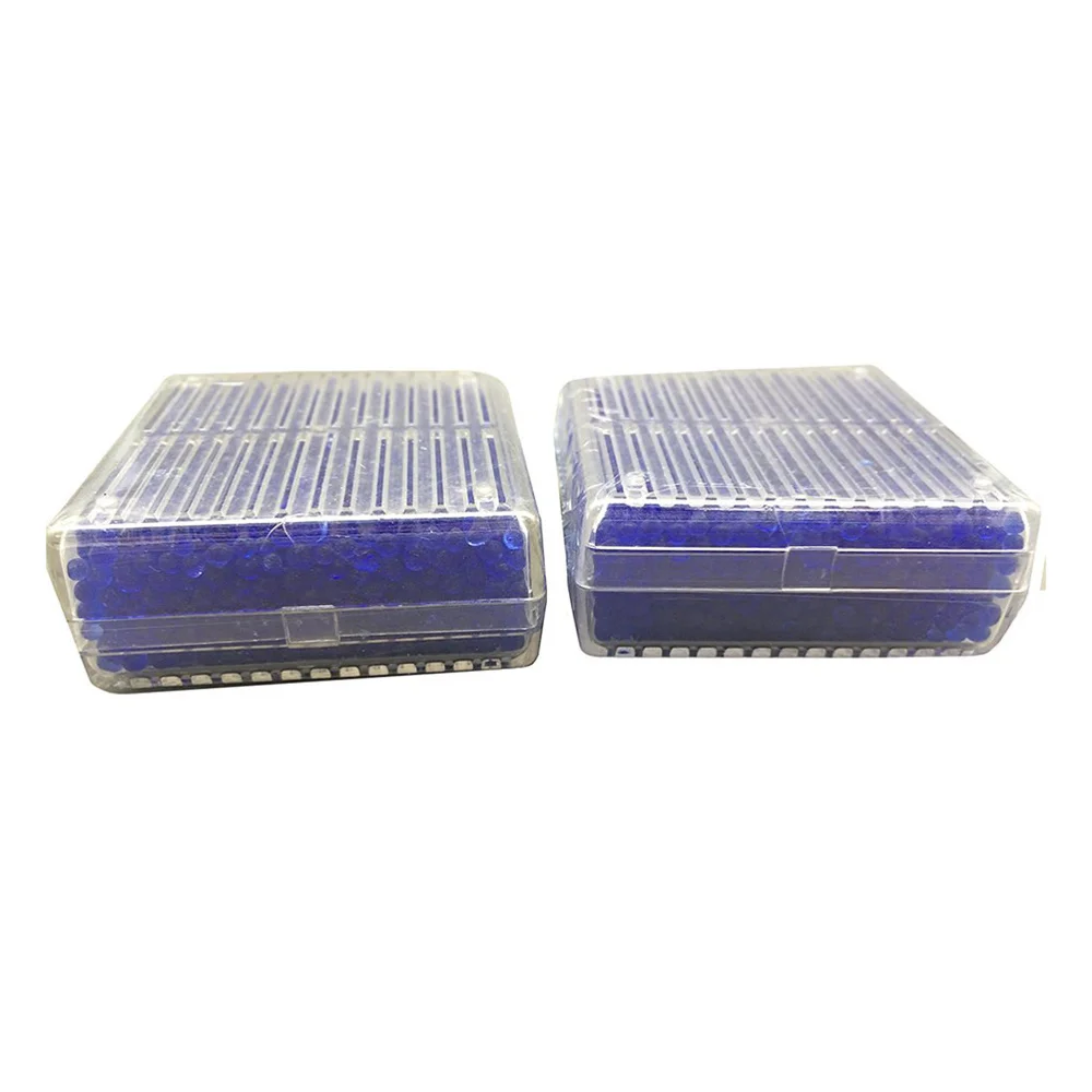 

2Pcs Reusable Silica Desiccant Dehumidifier Moisture Absorb Beads Box (Blue)