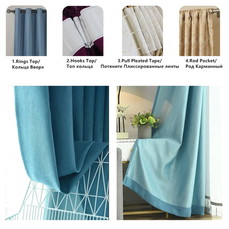 

Curtain: 3.3 Meter Width, 2.55 Meter Height, 2 Pieces