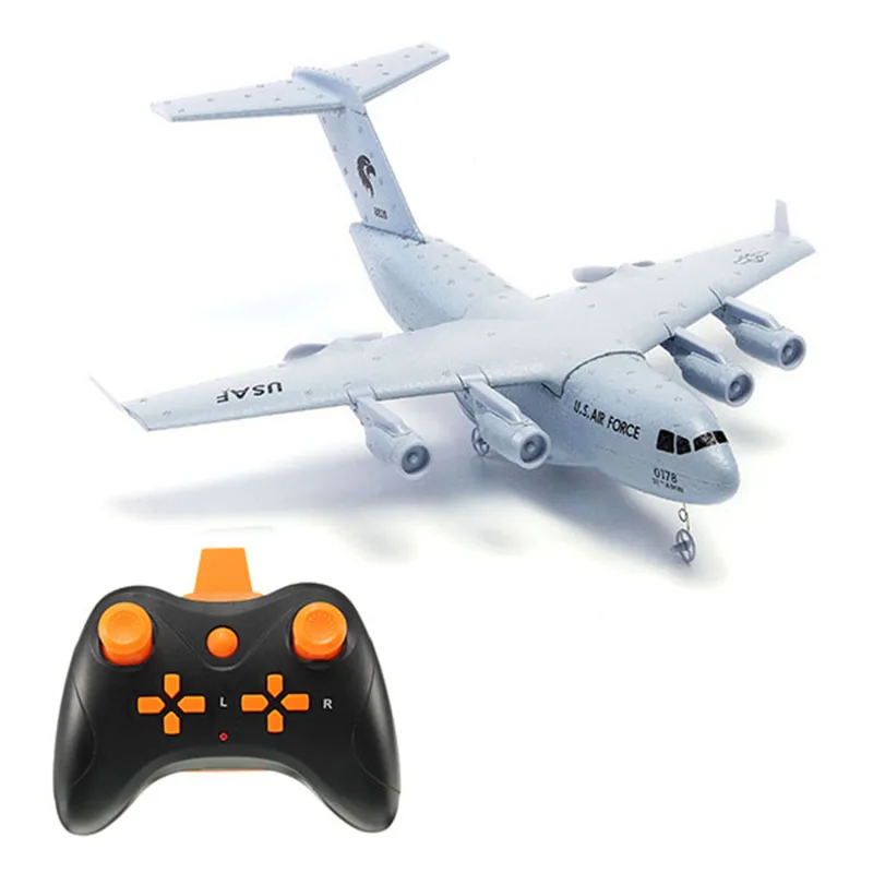 C17 транспорт 373 мм размах крыльев Epp Diy Rc Самолет Rtf|Радиоуправляемые самолеты| |