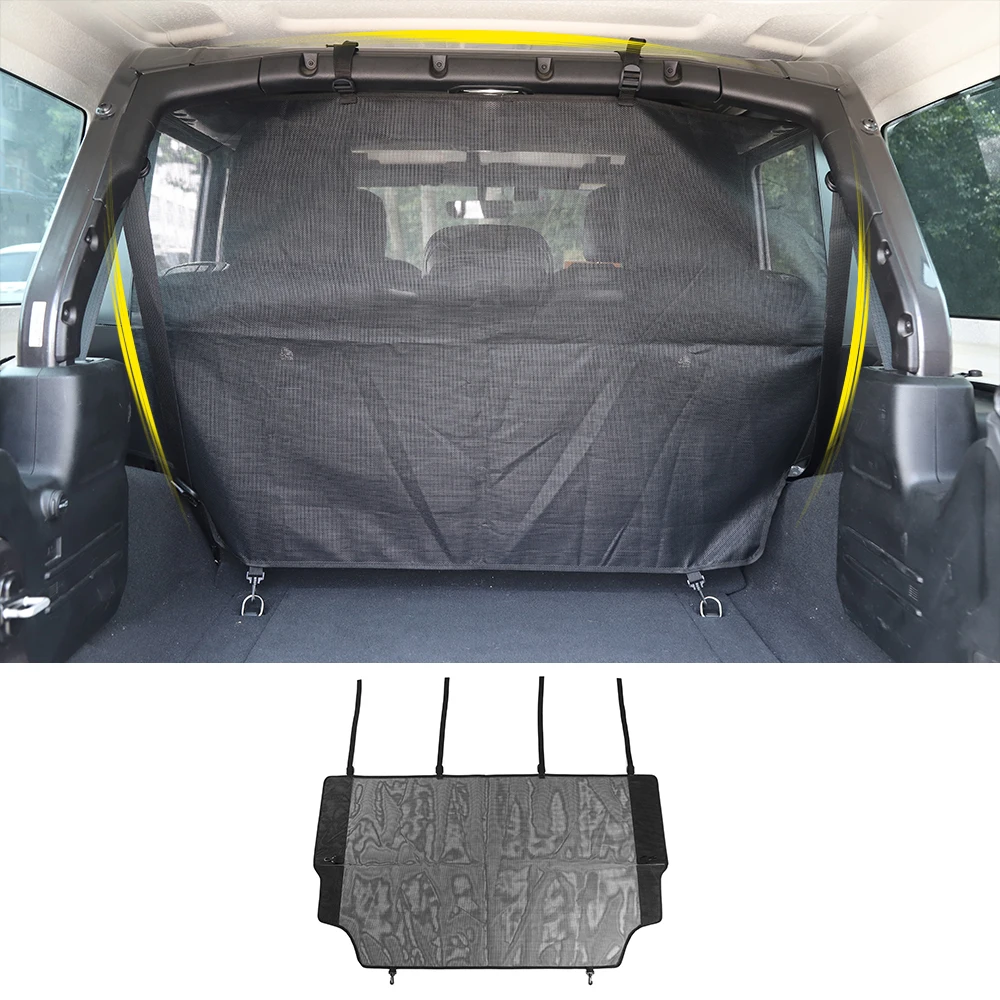 

Interior Mouldings For Jeep Wrangler JK JL 2007-2018 Car Boot Pet Separation Net Fence Safety Barrier Car Trunk Cargo Safety Net