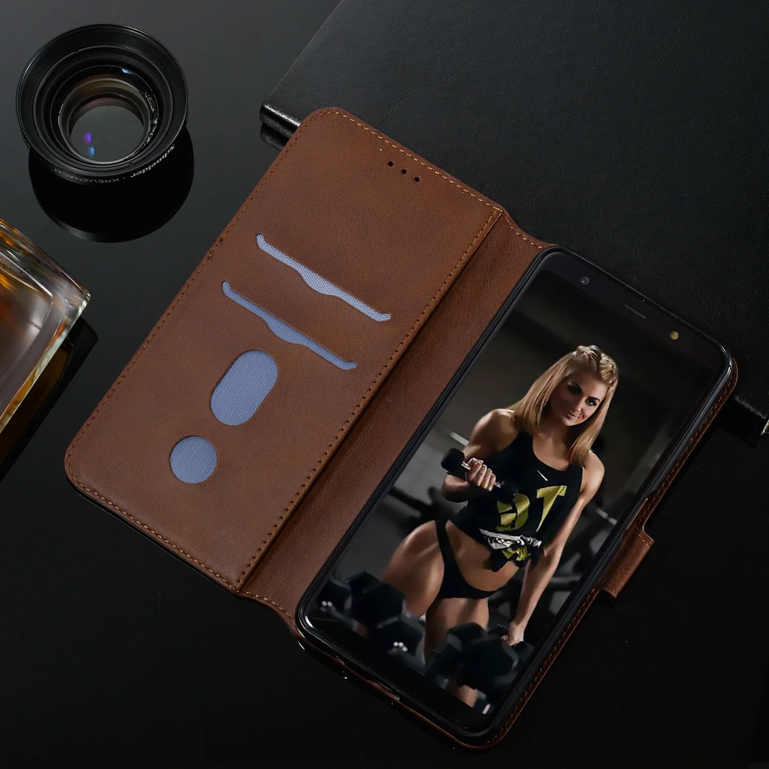 Кожаный флип-чехол для samsung S10 чехол для samsung Galaxy S7 край S8 S9 S10 S11 плюс S11E S10E M10 M10S M20 M30 M40 Чехол-бумажник