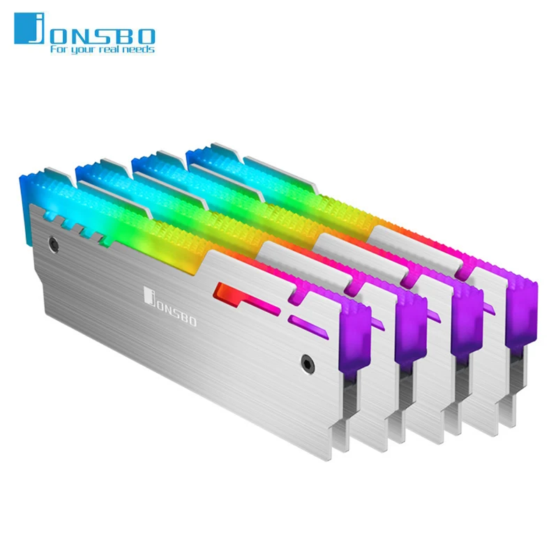 Jonsbo NC 3 теплоотвод ОЗУ радиатора 5V 3Pin ARGB настольных ПК Памяти Охлаждения Жилет