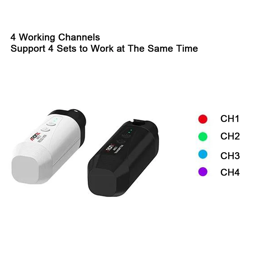 Аромат 5 8 ГГц Беспроводной микрофон Системы передача звукового сигнала 4 Каналы