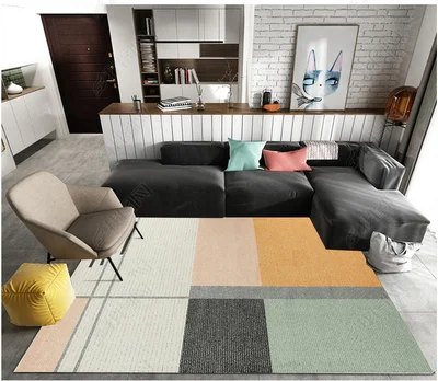 

200*300cm Nordic Carpets Anti-slip Sofa Table Area Rugs Carpet Living Room Bedroom Rug Soft Kids Carpet Study Room Floor Mat