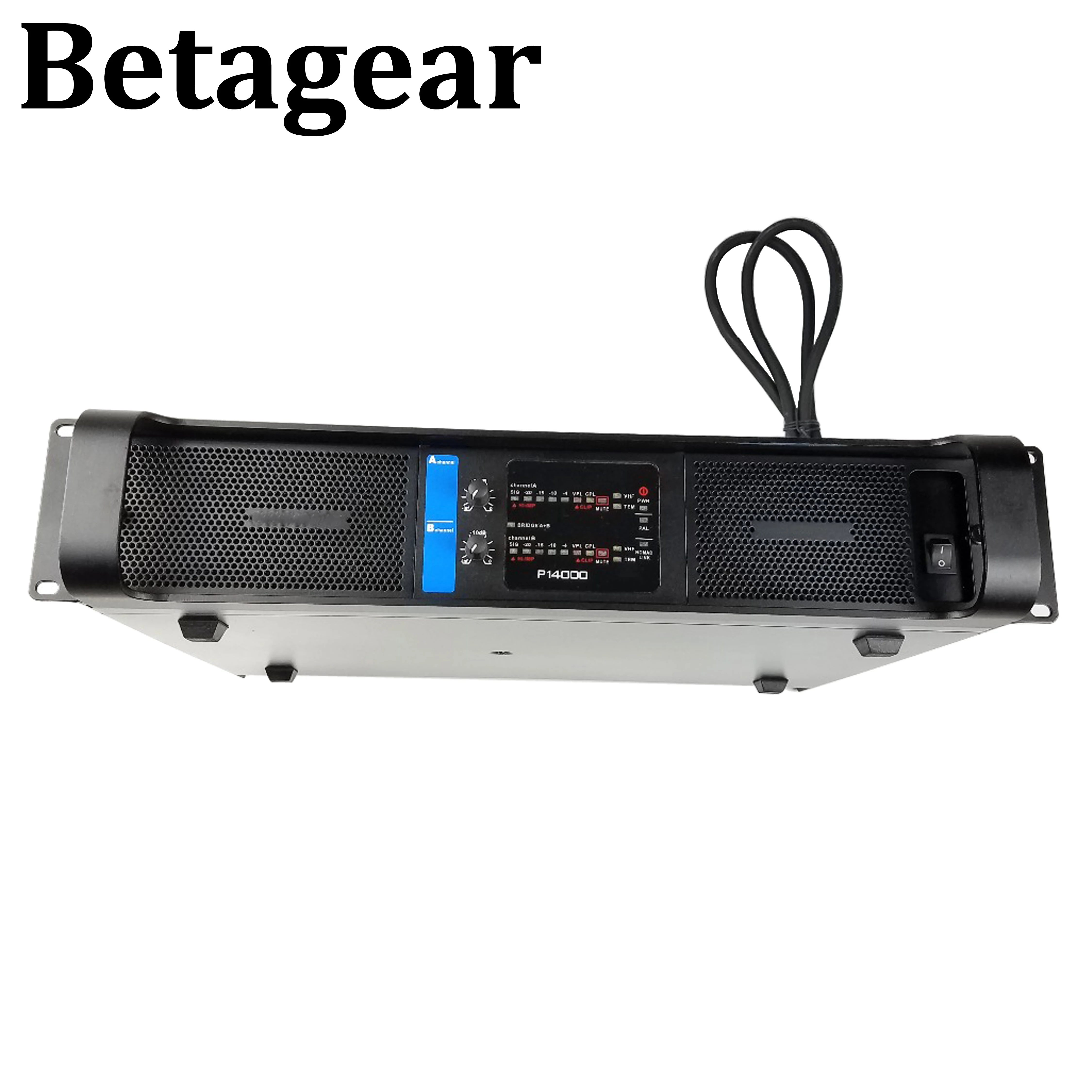 Профессиональный усилитель Betagear 2350 Вт x2 канальный мощности сабвуфер 14000q