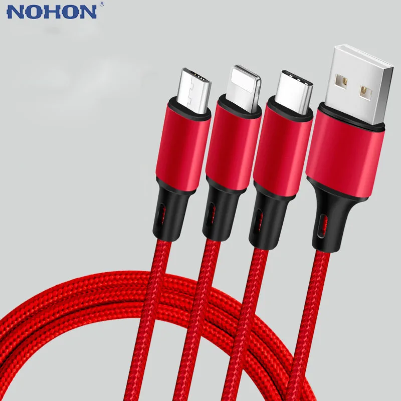 3 в 1 ключ 2 Тип C 8Pin зарядное устройство короткое микро для iPhone 11 12 xs Samsung Galaxy Xiaomi Huawei