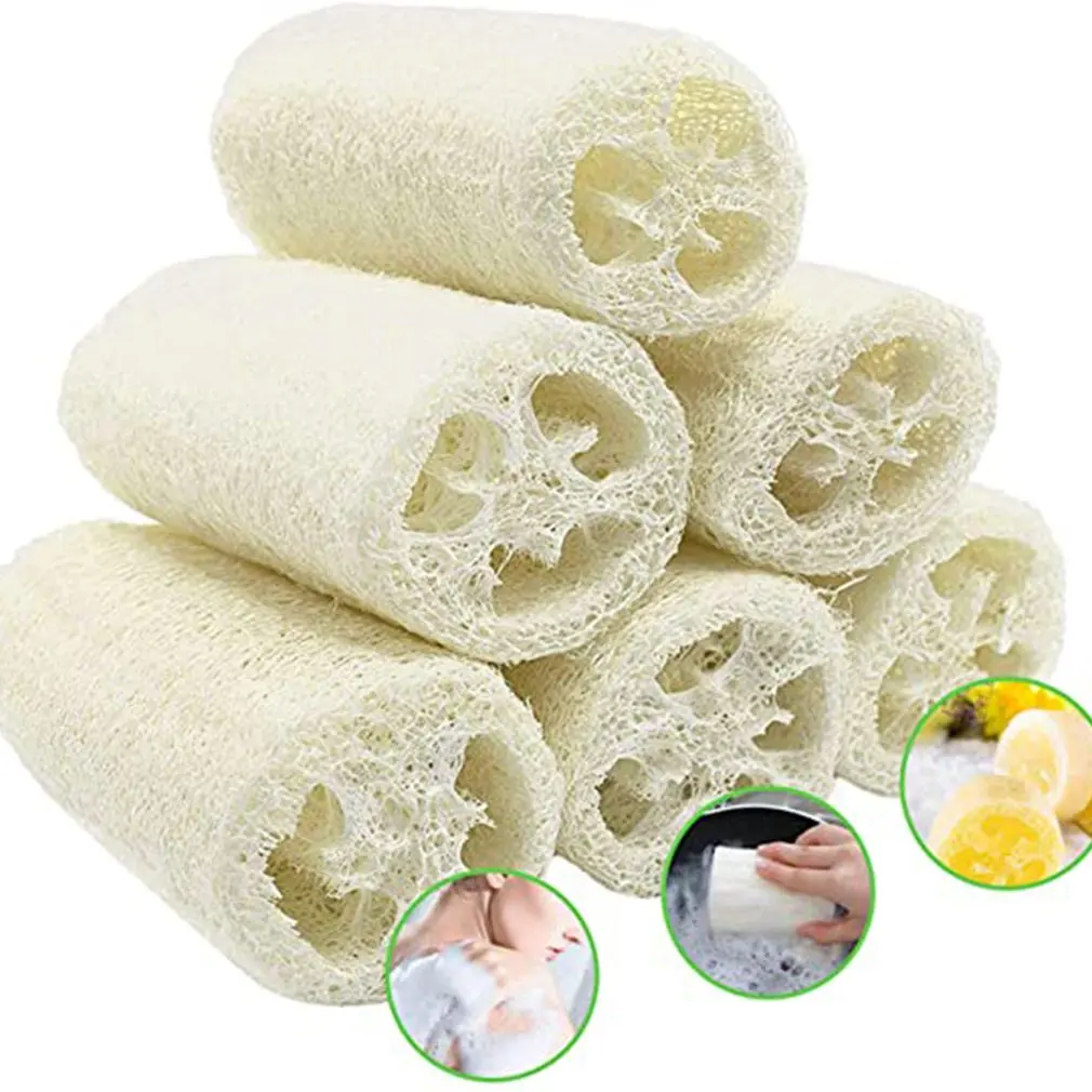 

Губка для ванны, душа, скребок из натуральной люфы Luffa Loofa, массажная Губка для купания, скребок для тела