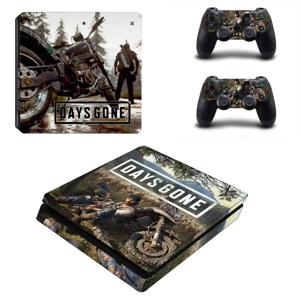 Days Gone PS4 тонкие наклейки PS 4 Play станция виниловые Pegatinas для playstation тонкая консоль и
