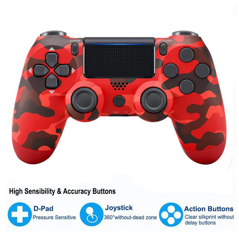 WUIYBN беспроводной V2 PS4 контроллер Bluetooth 4,0 геймпад джойстик для Dualshock 4 playstation 4 игровая консоль ПК паровой