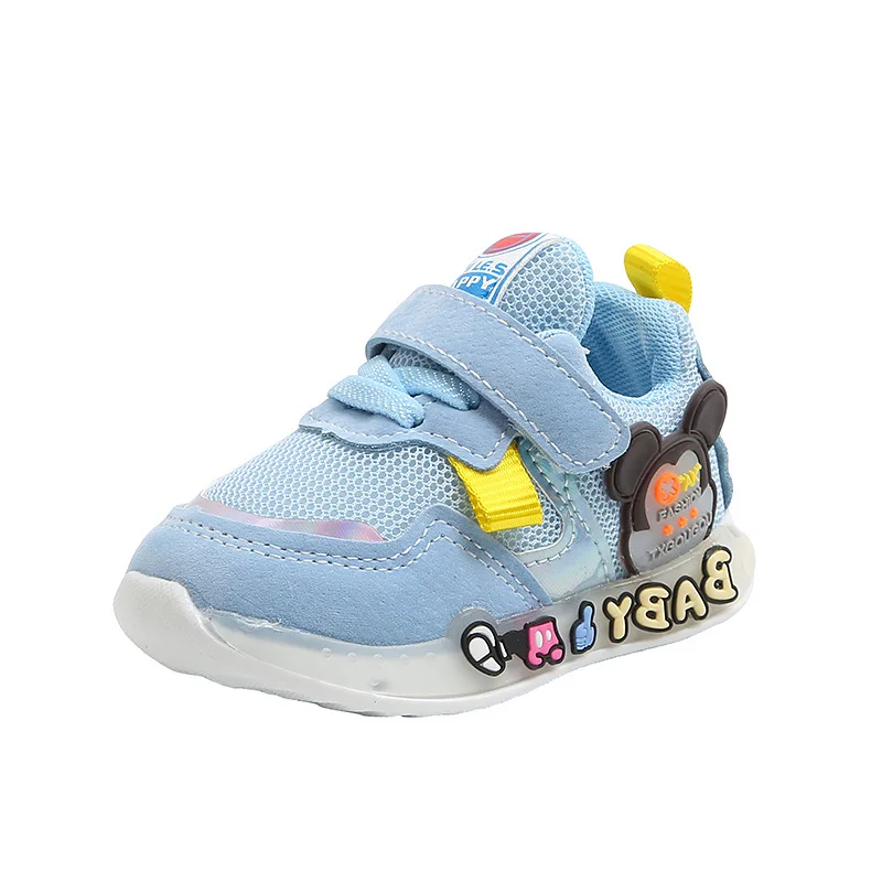 

Toddler Shoes Fashion Kids Net Surface Soft Bottom Anti-Slip Baby Boy Shoes Children Casual Sport Shoes Newborn Cartoon Sneakers